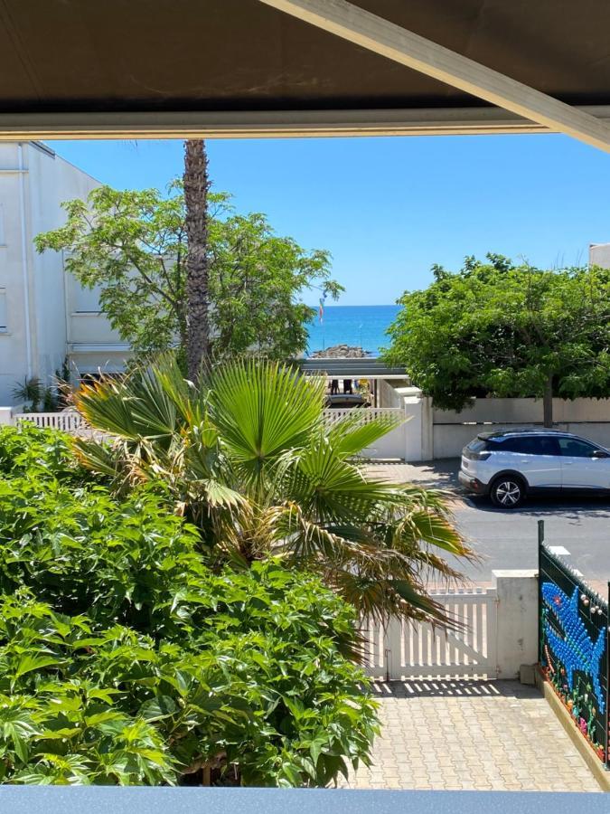 Appart 2ème ligne vue mer, 2 chambres, clim, internet, parking Palavas-les-Flots Extérieur photo