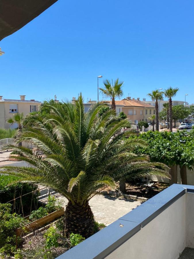 Appart 2ème ligne vue mer, 2 chambres, clim, internet, parking Palavas-les-Flots Extérieur photo