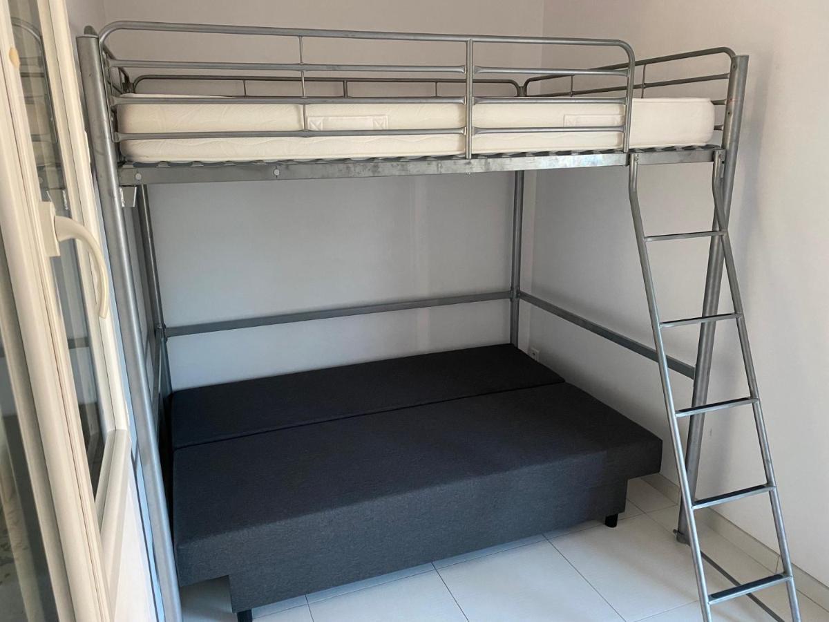 Appart 2ème ligne vue mer, 2 chambres, clim, internet, parking Palavas-les-Flots Extérieur photo